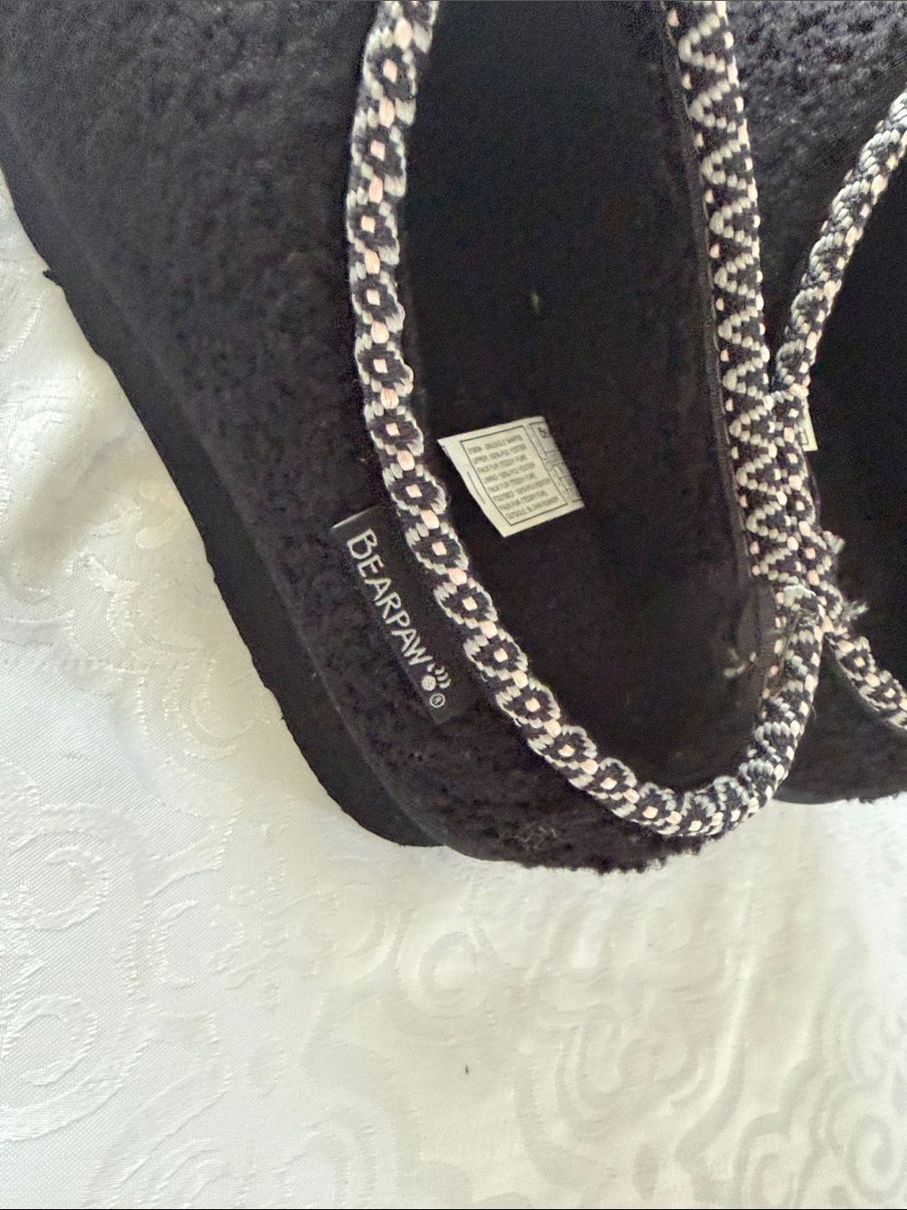 Bearpaw Cozy Black Sherpa Slip-On - Picture 7 of 16